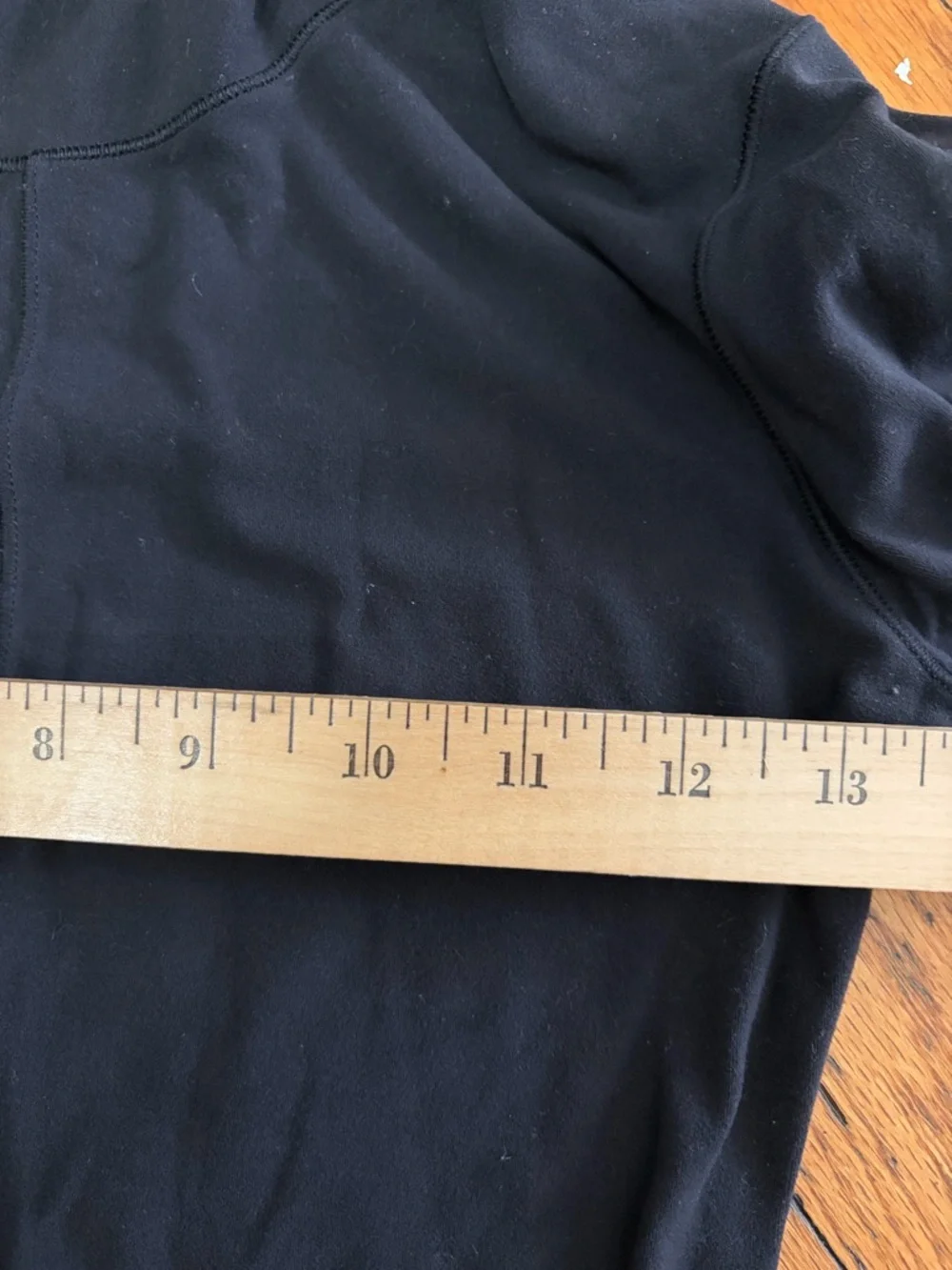 lululemon athletica Black Twist-Front Long Sleeve Tee